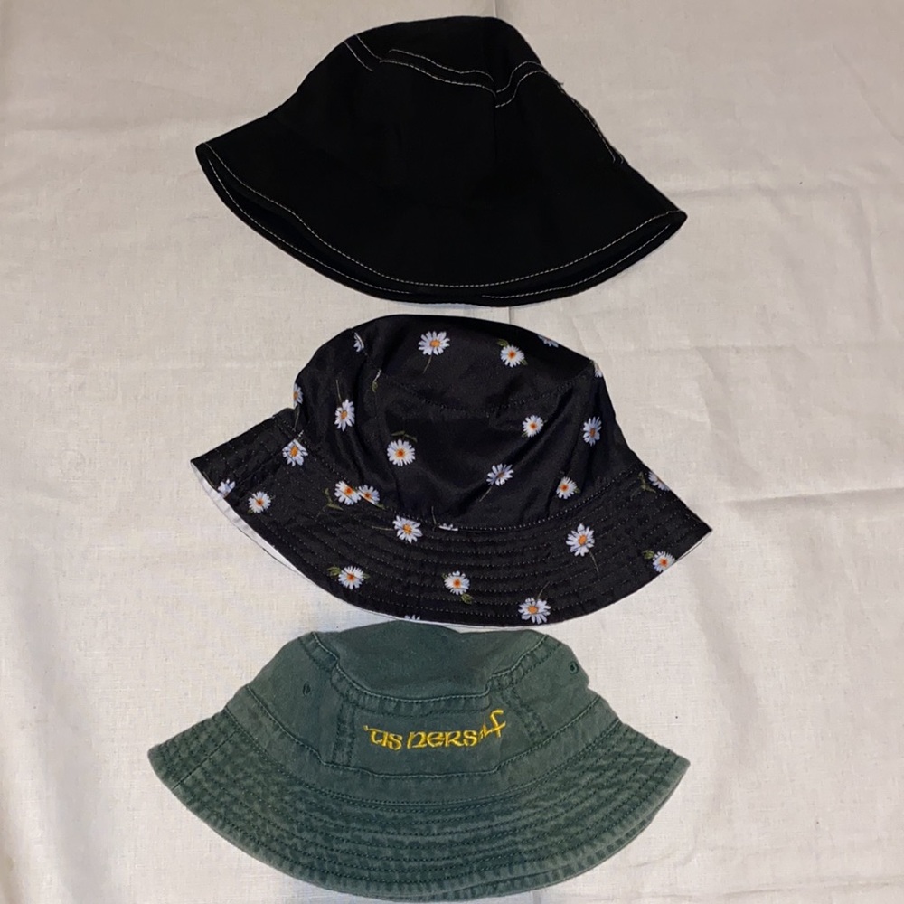 3 bucket hats